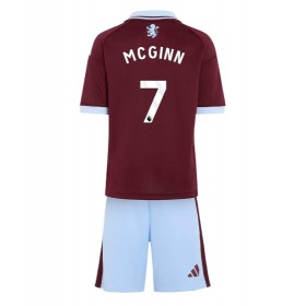Aston Villa John McGinn #7 Hjemme skjorte til barn 2026-27 Kortermet (+ korte bukser)